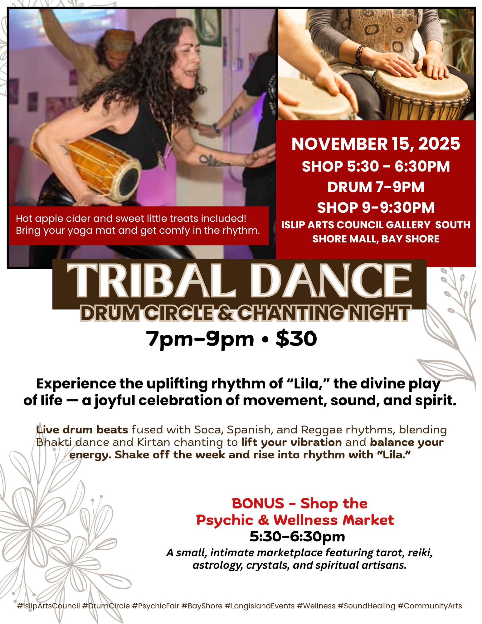 NOV 2025 / Tribal Dance Drum Circle and Chanting Night