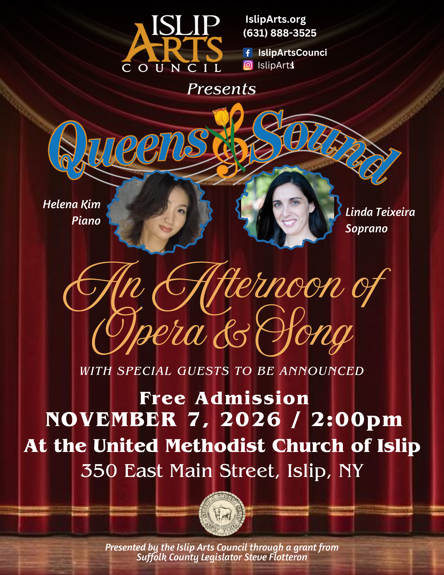 NOV 2026 / Queens Sound – Opera at United Methodist Church of Islip
