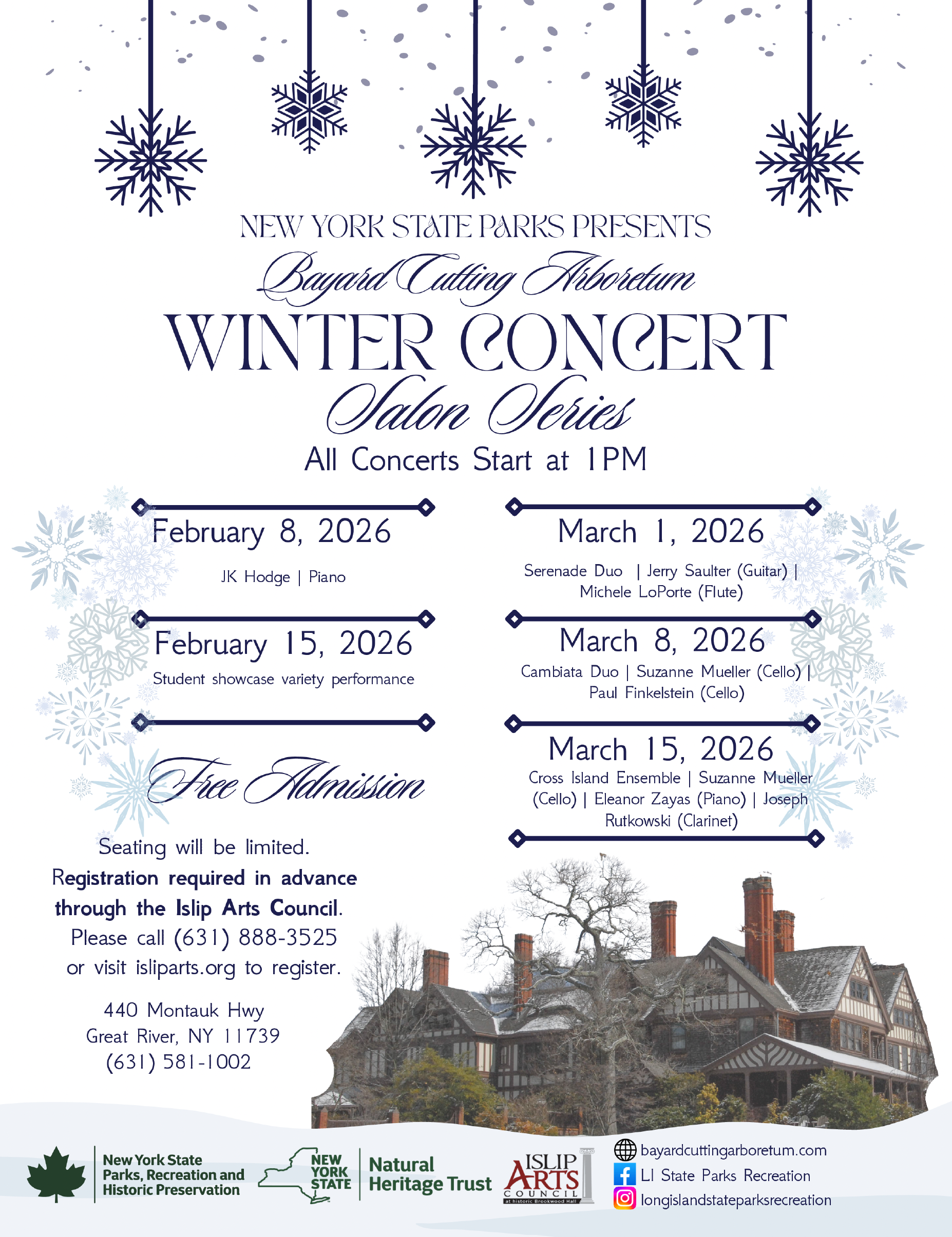 JAN 2026 / Announcing the Winter Concert Series