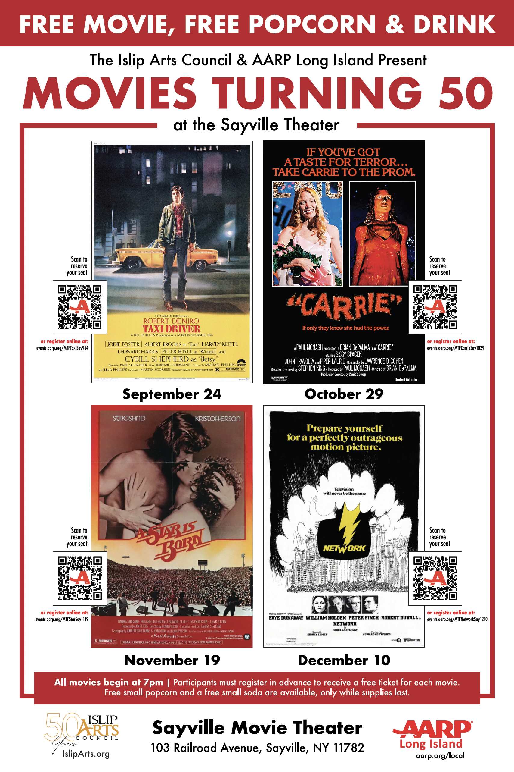 AUG 2026 / Celebrate 50 Years of Film with IAC and AARP