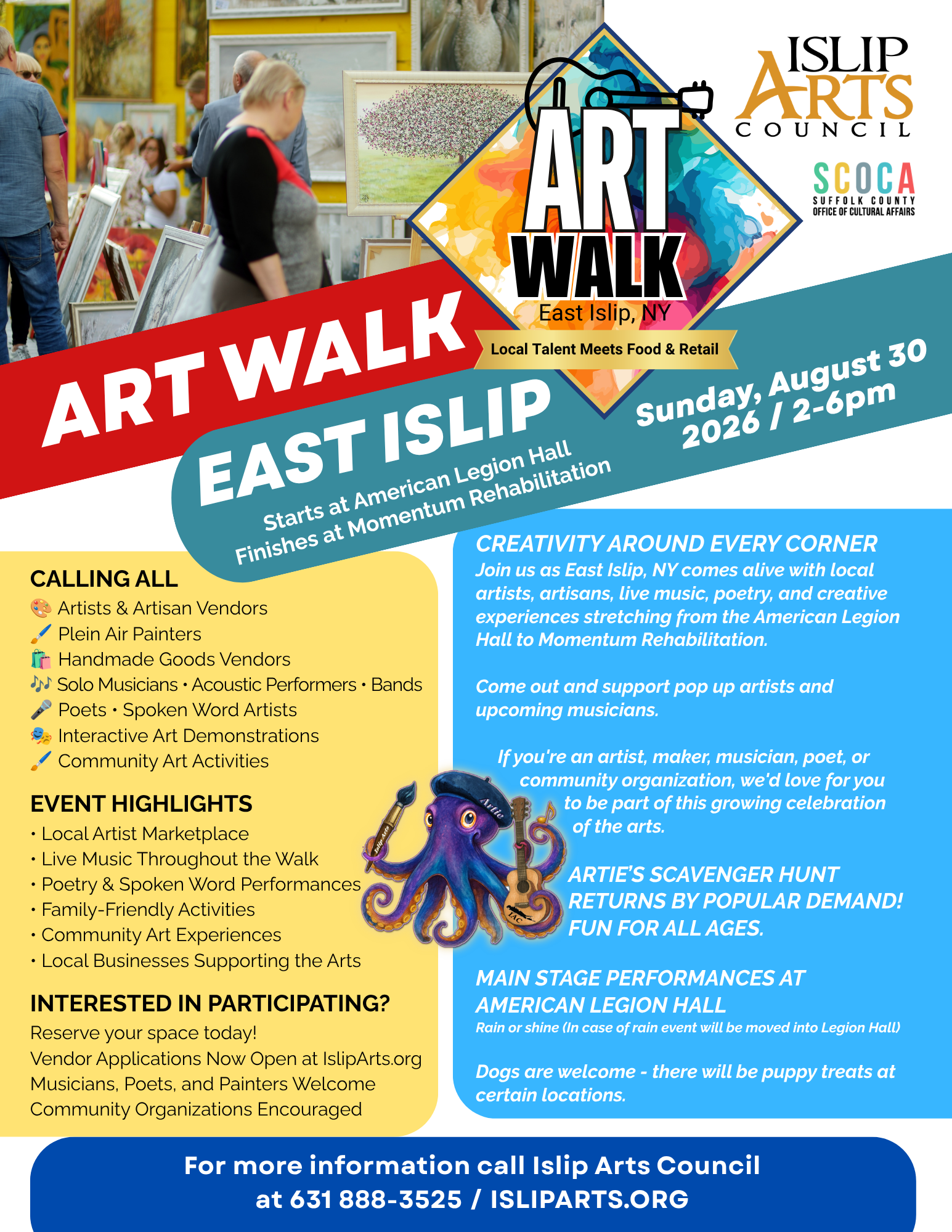 AUG 2026 / The East Islip Art Walk