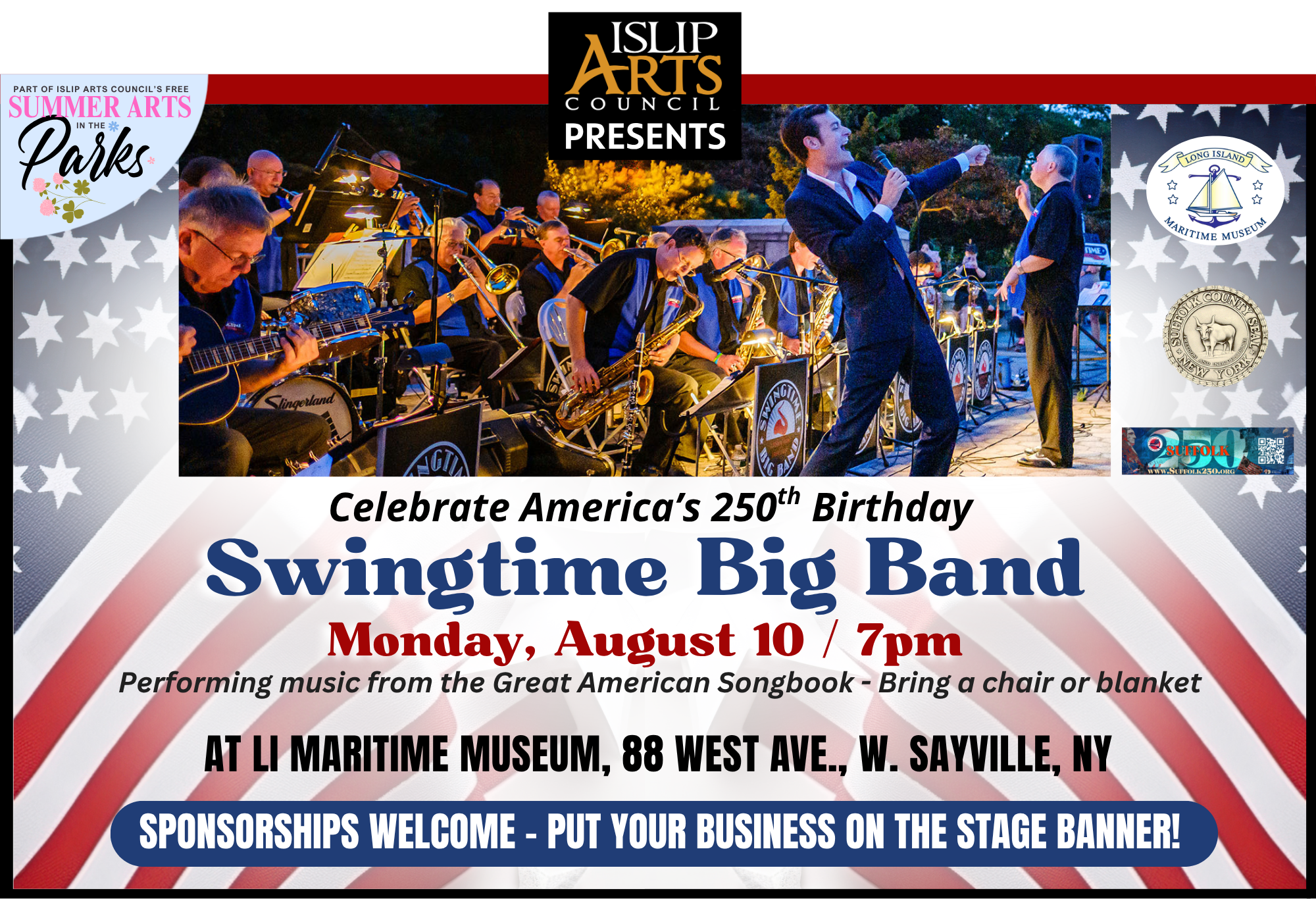 Swingtime Big Band Concert Sponsorship Packages