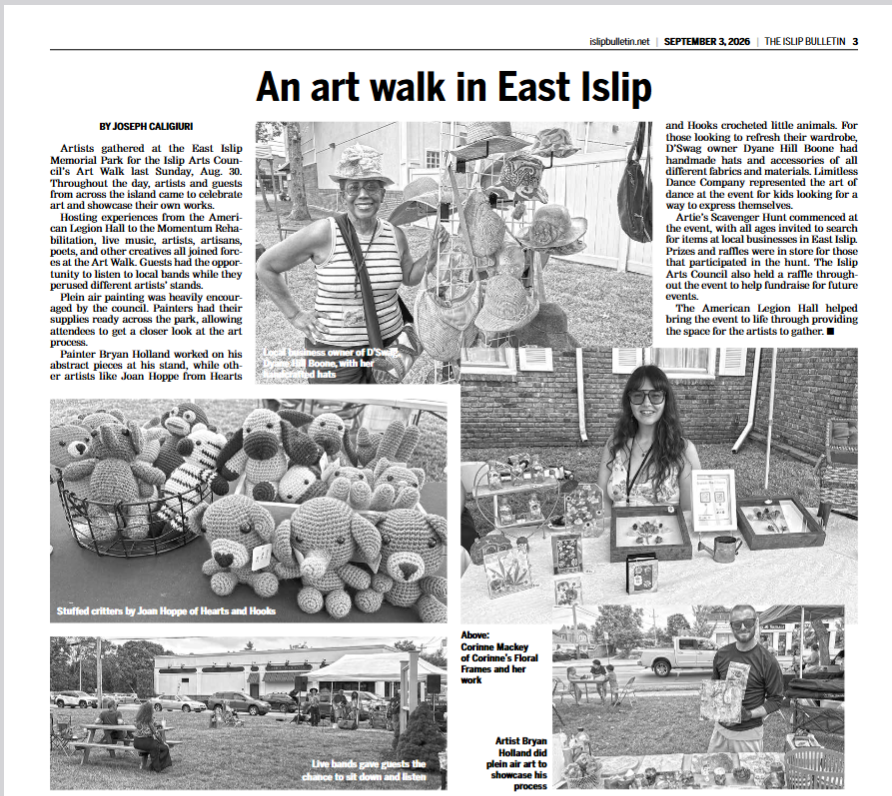 SEPT 2026 / IAC Art Walk in Islip Bulletin