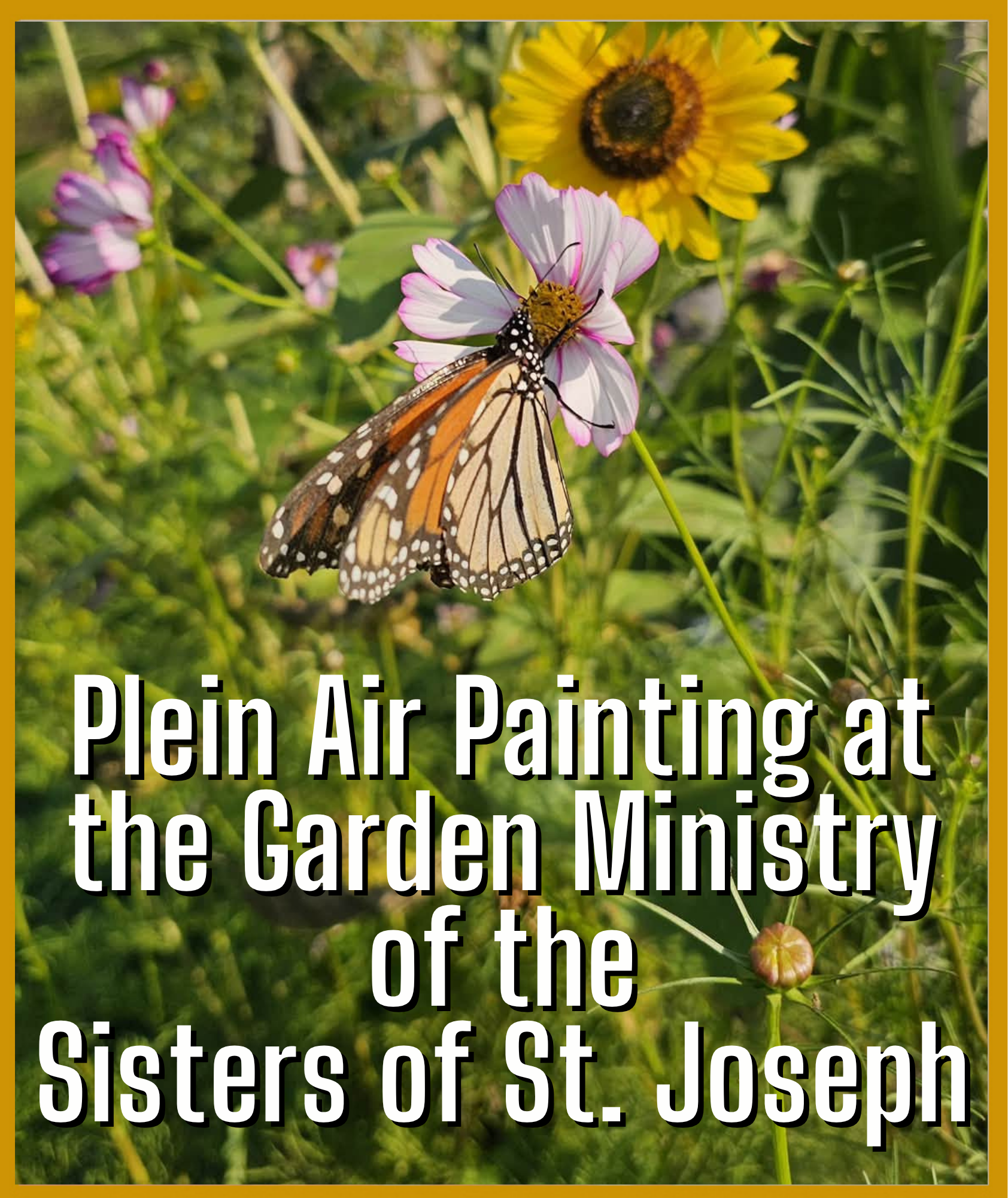 Plein Air Farm Painting at the Garden Ministry of Sisters of St. Joseph, Brentwood, NY